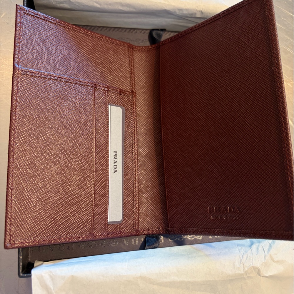 Prada Saffiano Leather Passport Holder - Picture 4 of 6